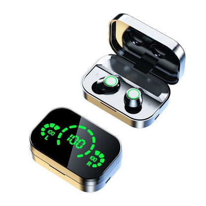 Wireless Bluetooth-compatible Headset TWS Large Screen Smart Digital Display