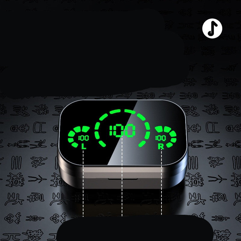 Wireless Bluetooth-compatible Headset TWS Large Screen Smart Digital Display