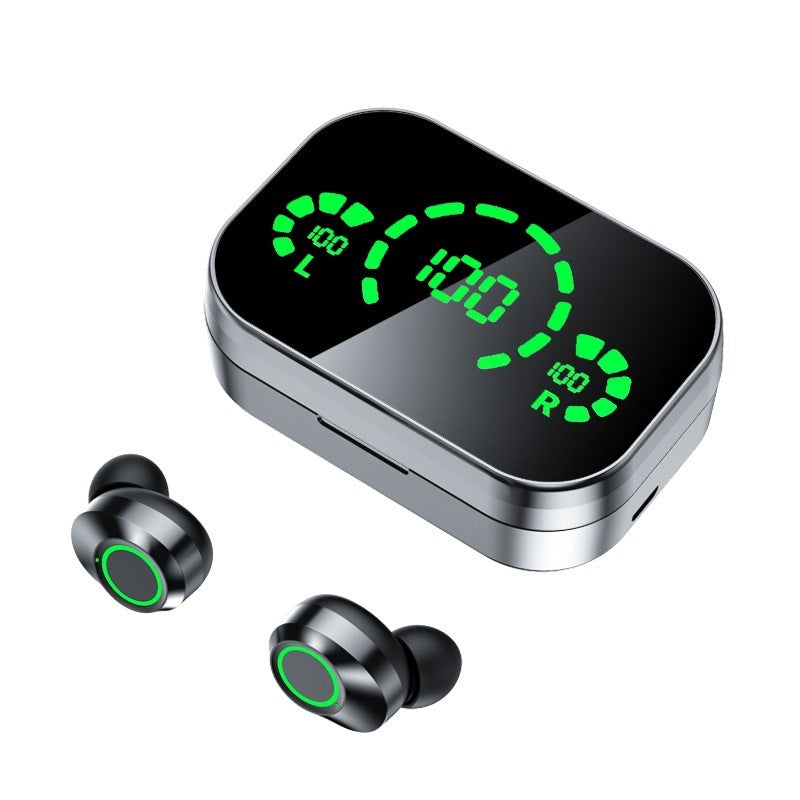Wireless Bluetooth-compatible Headset TWS Large Screen Smart Digital Display